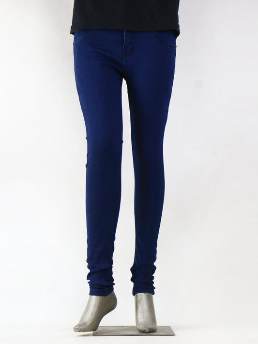 LJ03 Ladies Stretchable Jeans Navy Blue