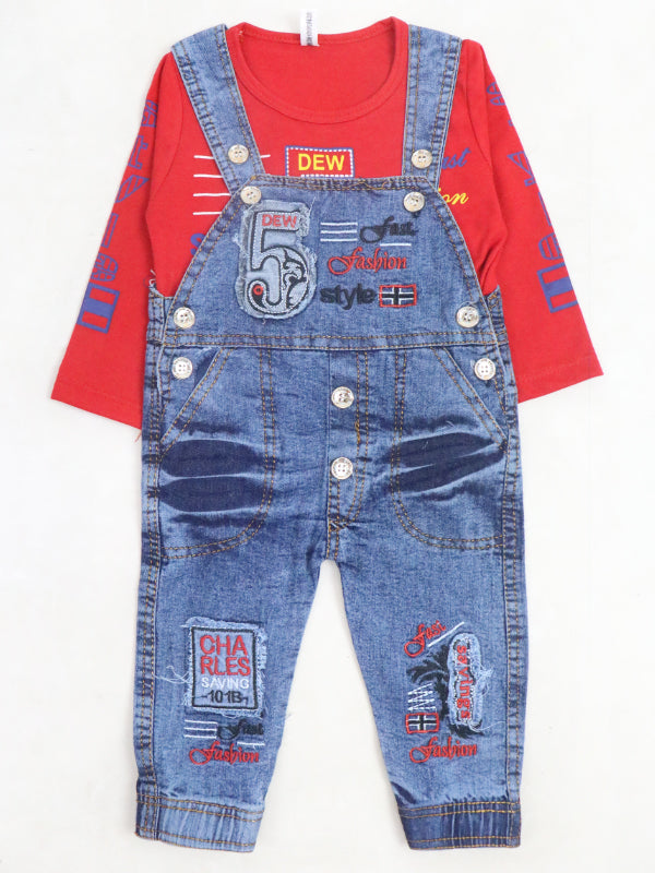 KR02 Kids Suit Romper 1Yrs-4Yrs Dew Red