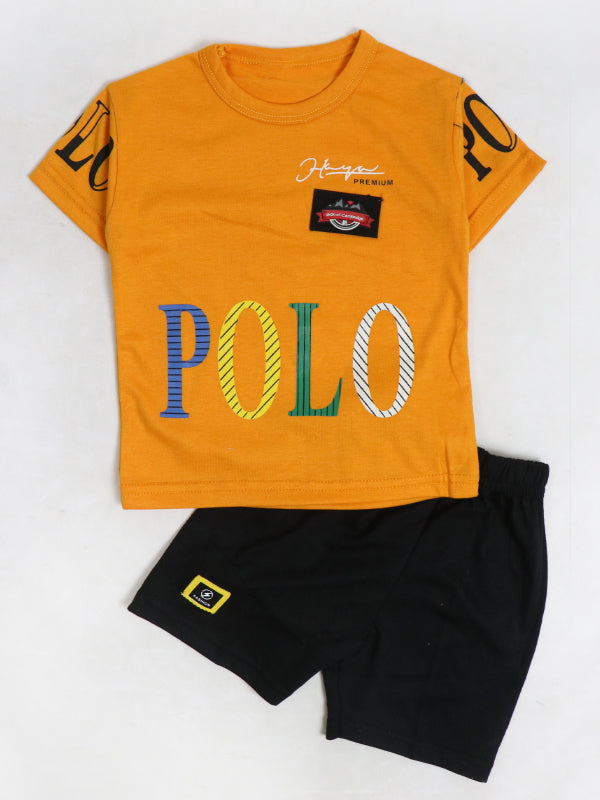 BS35 ZG Kids Suit 1Yr - 4Yrs Polo Orange