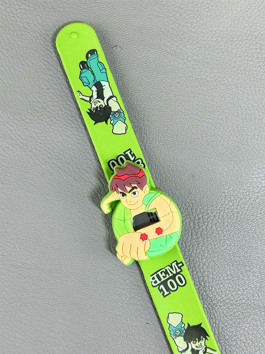 Green Wrist Watch For Boys KWW75