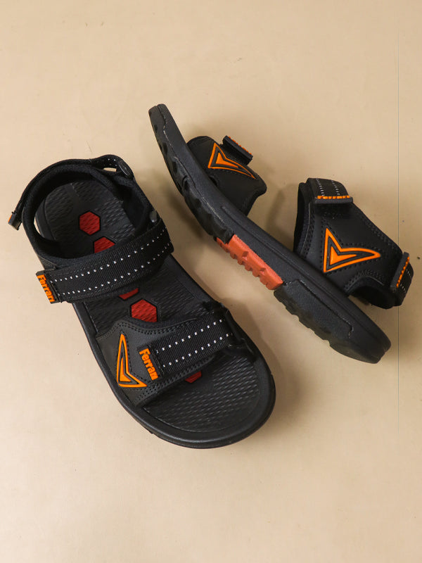 Black Casual Sandal For Mens SC MK35