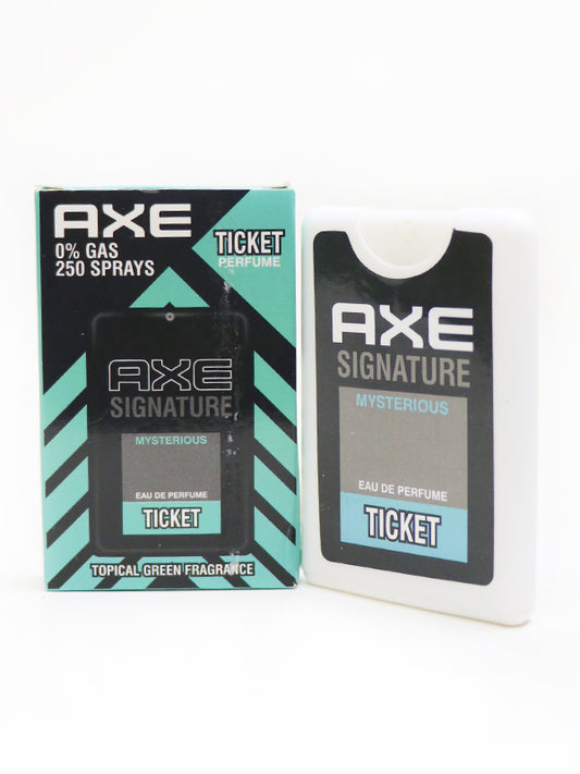 Axe Signature Ticket Perfume Mysterious  - 17ML