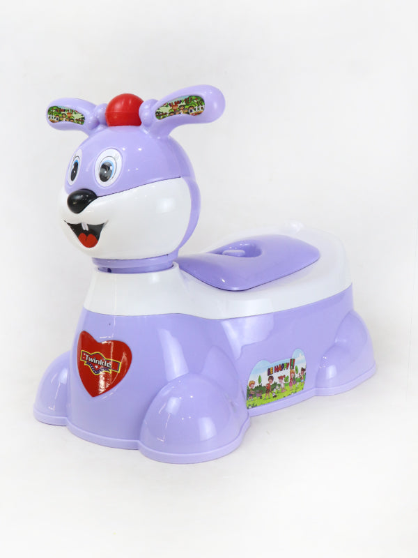 Rabbit Shaped Baby Potty Seat Purple