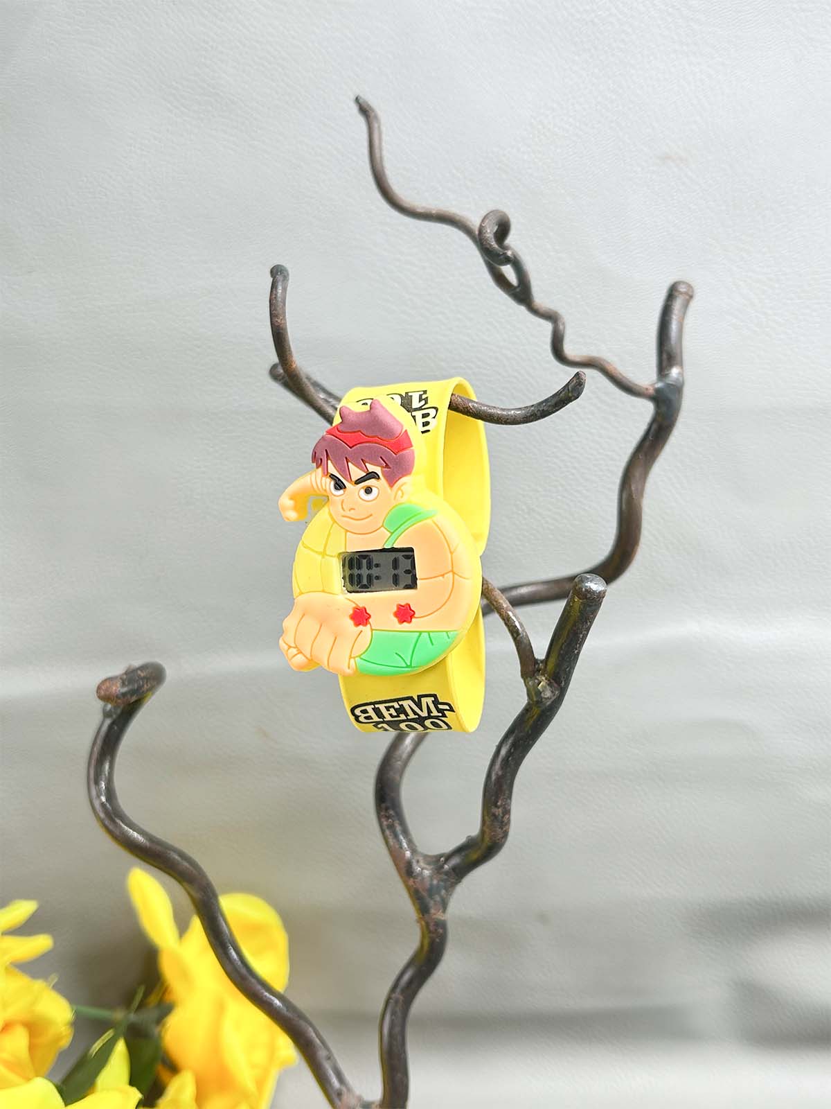 Yellow Wrist Watch For Boys KWW76
