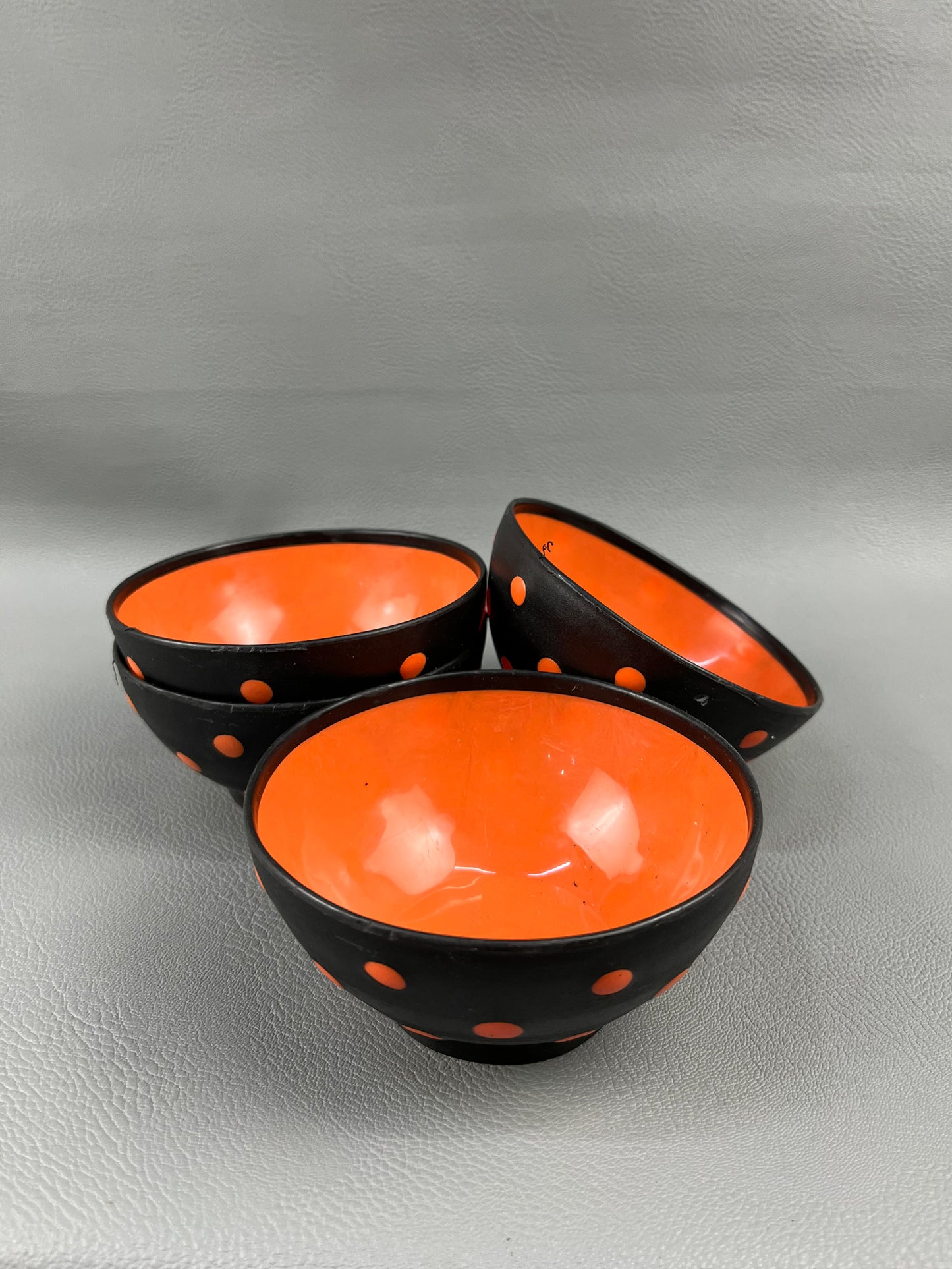 Pack of 4 Orange Small Bowl / Small Piyali Set MB42