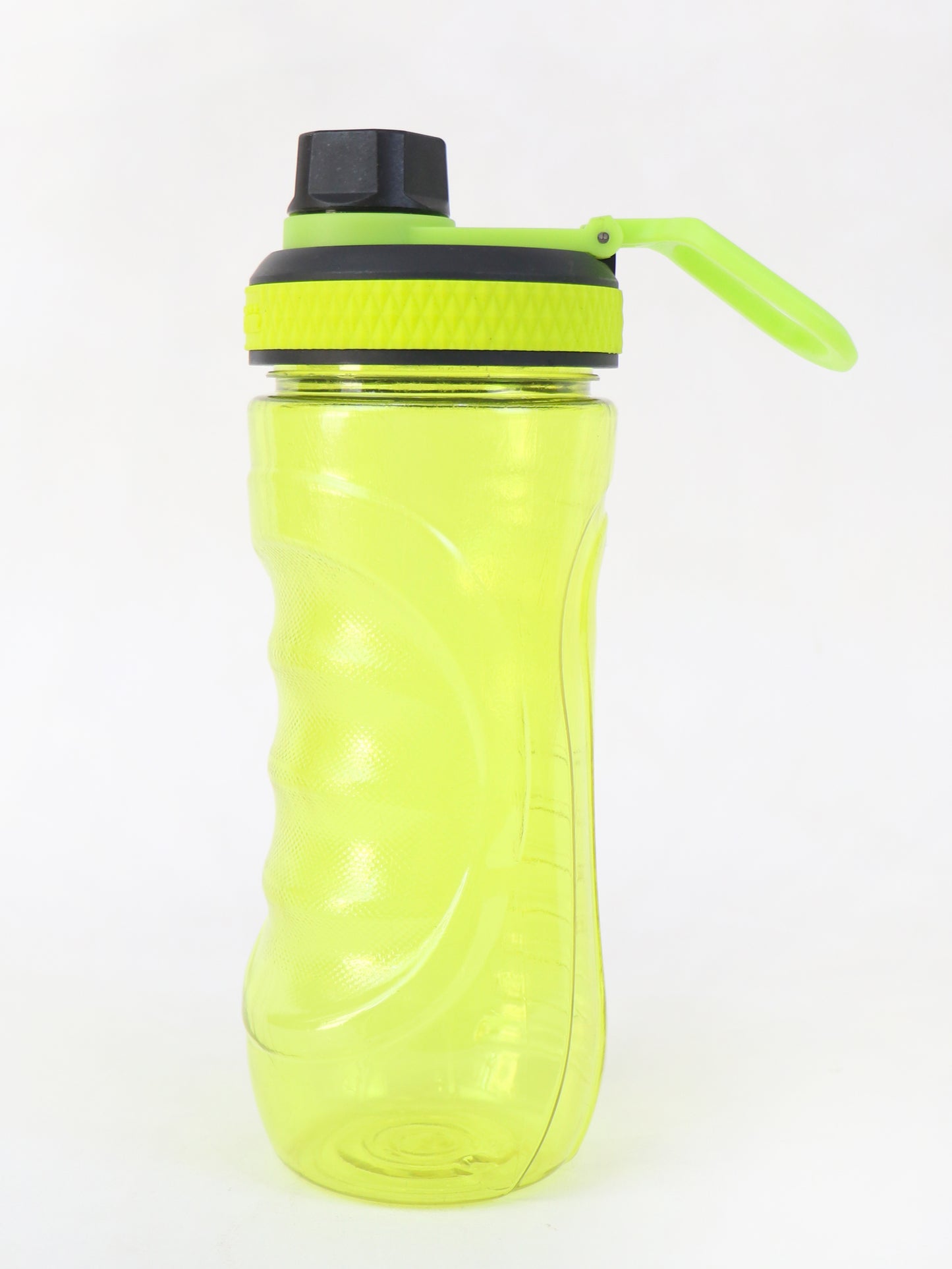 Aqua Sip Sports Transparent Water Bottle Neon