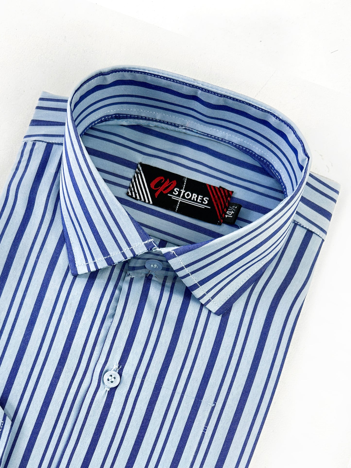 Dark Blue  Formal Dress Shirt For Men MFS357