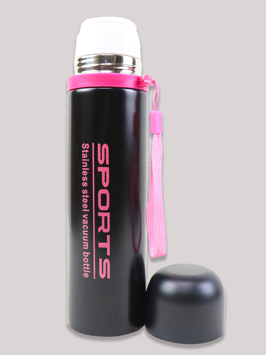 08 Stainless Steel Water Bottle Pink  (500 ML)