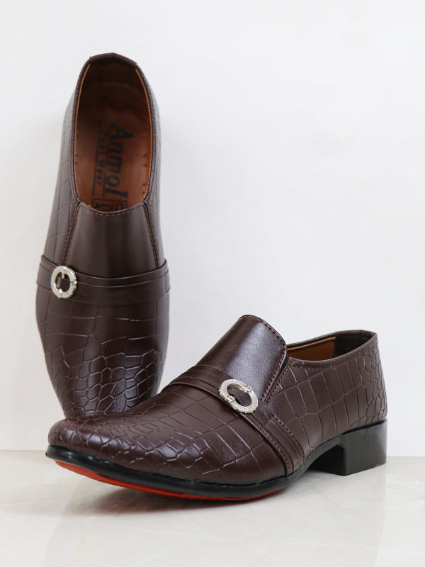 239 Men's Formal Shoes Dark Brown
