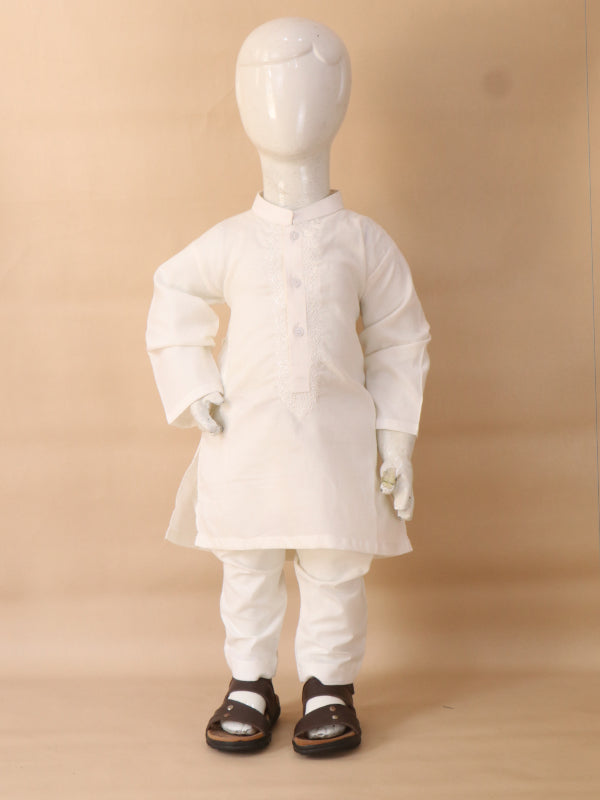 BKP06 TG Boys Kurta Pajama 2Yrs - 14Yrs White