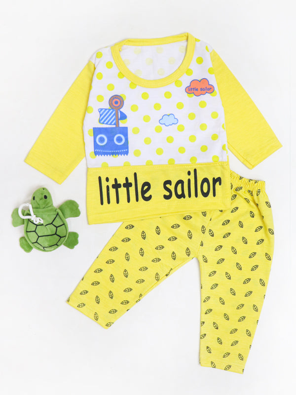 RG Newborn Baba Suit 3Mth - 9Mth Little Sailor Yellow