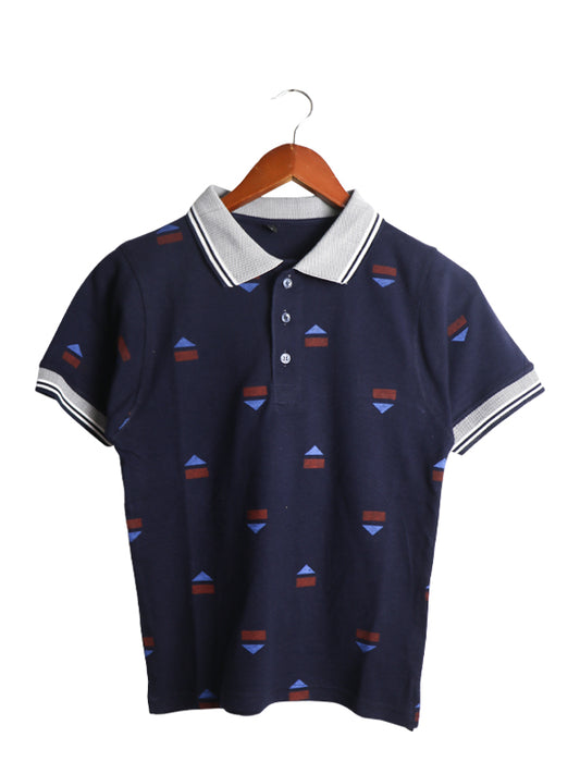 HG Men's Polo T-Shirt Navy Blue