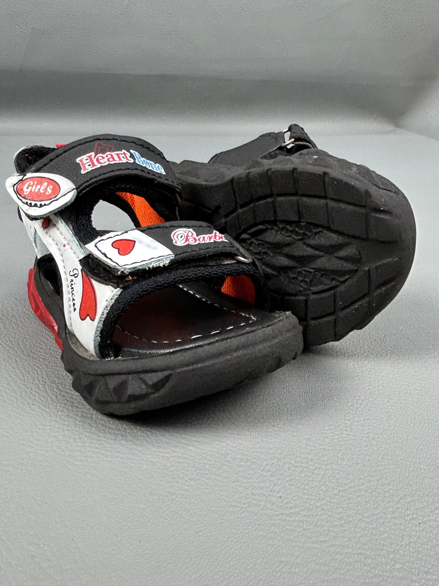 Black Casual Sandals for Kids BSD61