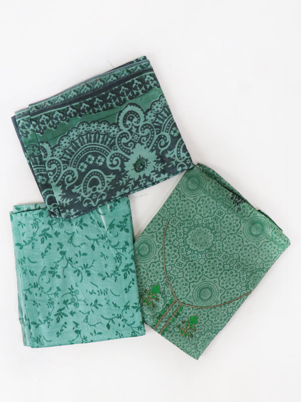 3Pcs Unstitched Digital Printed Lawn Suit For Women 22