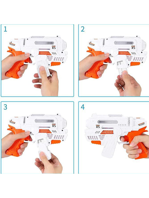 Amazing Bubble Gun Toy for Kids White