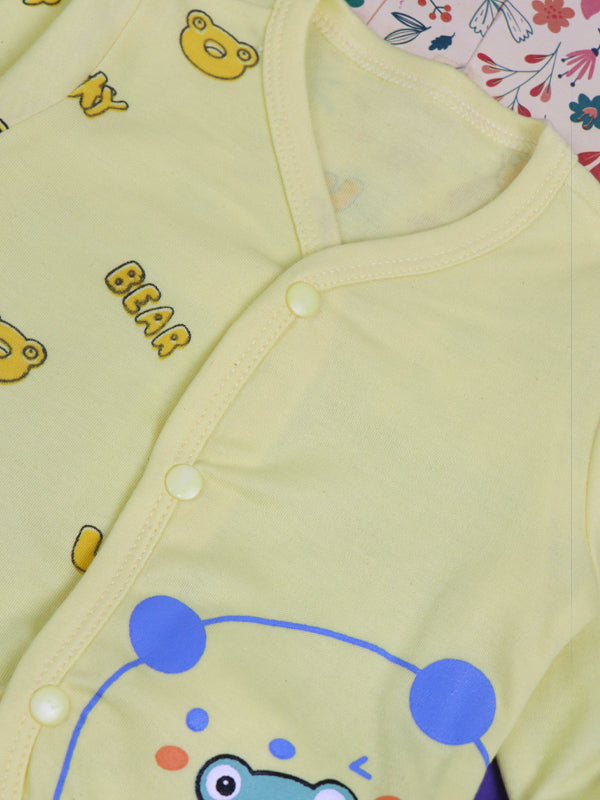 0Mth - 9Mth Bear Yellow Baba Suit For Newborns BG NBS78