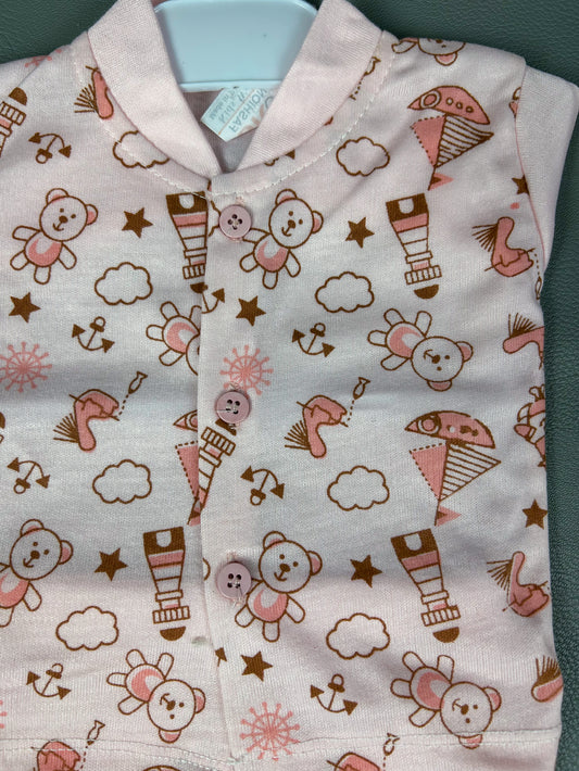 0Mth - 3Mth BE Light Pink 5Pcs Gift Set For Newborn HG NBGS171