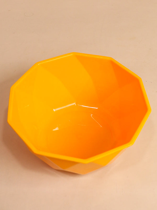 Yellow Plastic Serving Bowl MB12