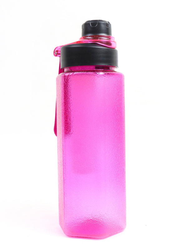 WTB10 Plastic Transparent Water Bottle Pink - 750ML