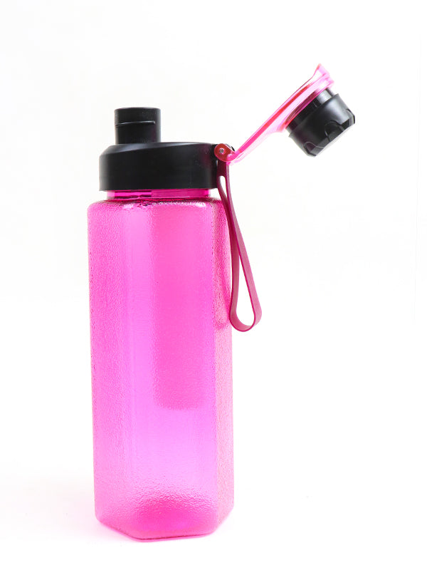 WTB10 Plastic Transparent Water Bottle Pink - 750ML