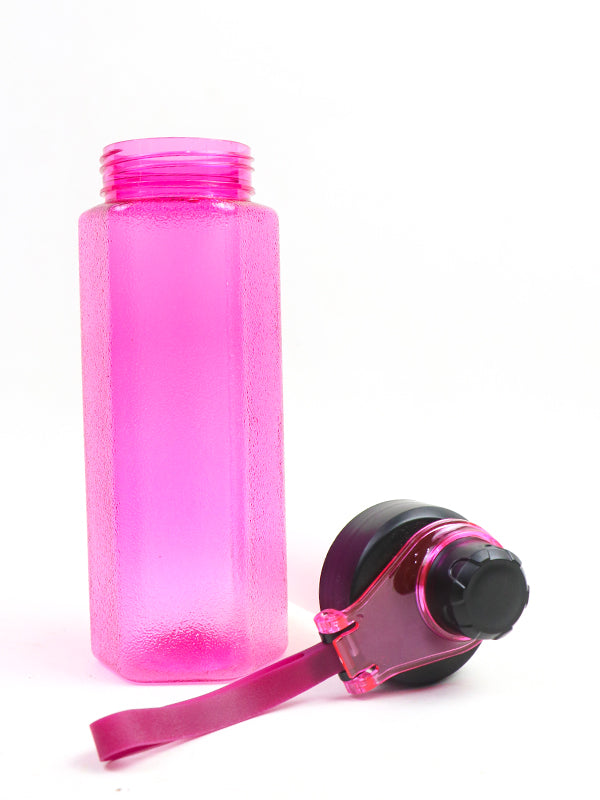 WTB10 Plastic Transparent Water Bottle Pink - 750ML