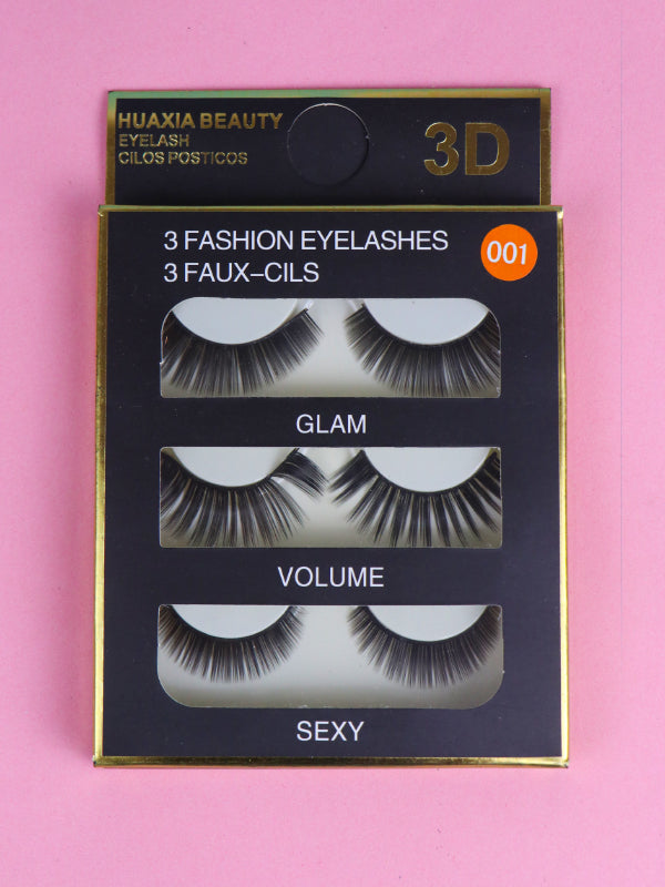 Pack Of 3 Eye Lashes