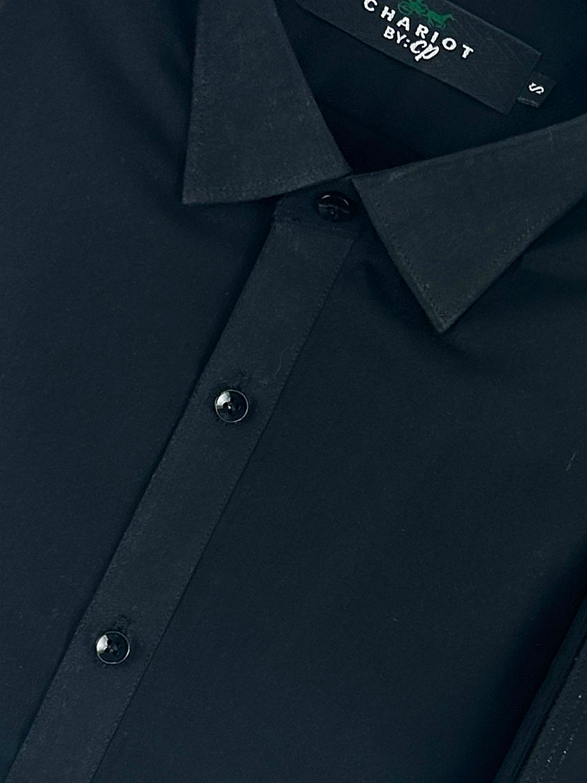 744-9 Black 100% Cotton Stitched Suit Kameez Shalwar For Men MSK151