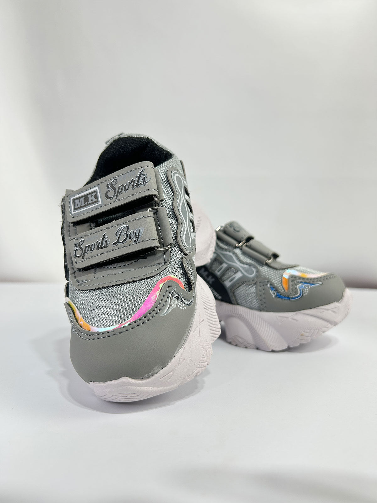 1Yrs - 8Yrs Grey Jogger Shoes for Kids BS94