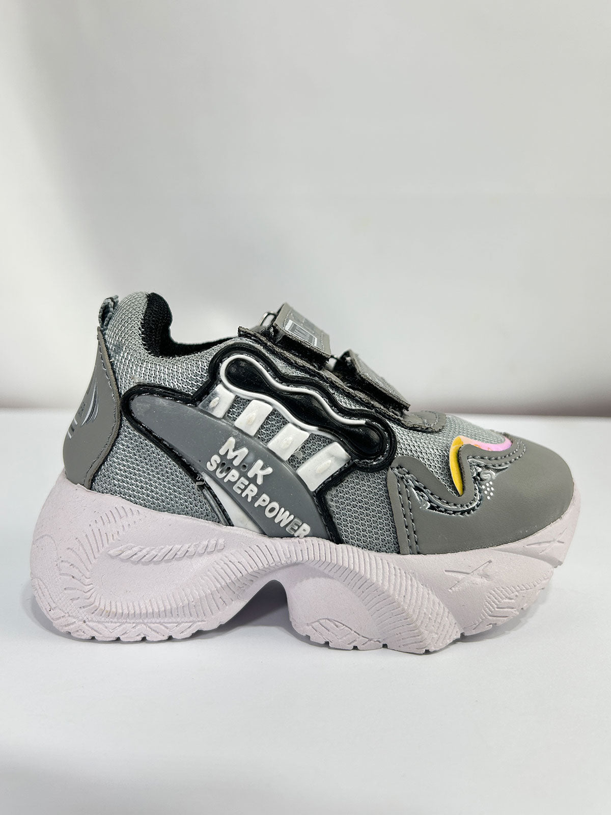 1Yrs - 8Yrs Grey Jogger Shoes for Kids BS94