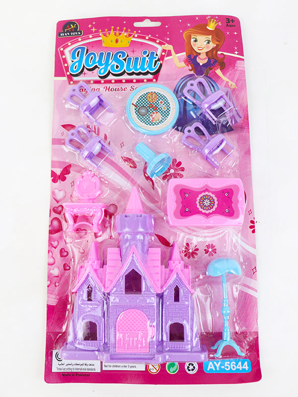 Dream Home Happy Family Plastic Castle Doll House for Girls