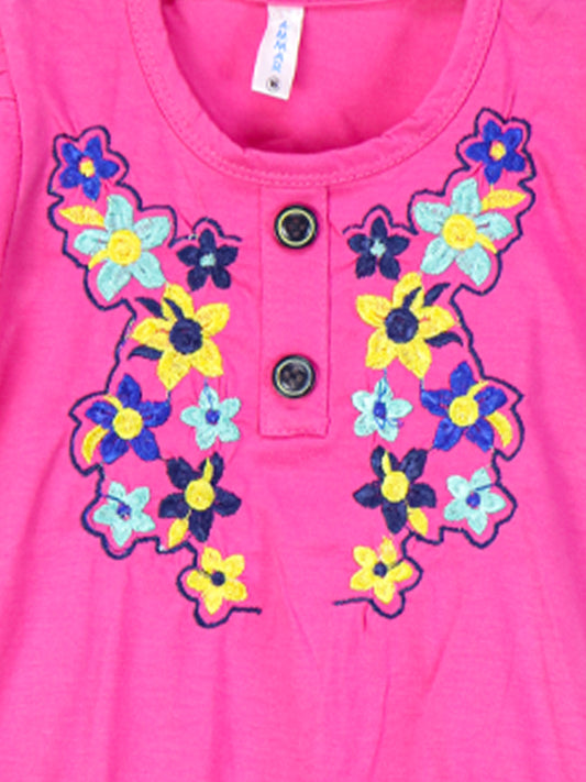 AM Girls T-Shirt 2.5 Yrs - 7 Yrs Petals Pink
