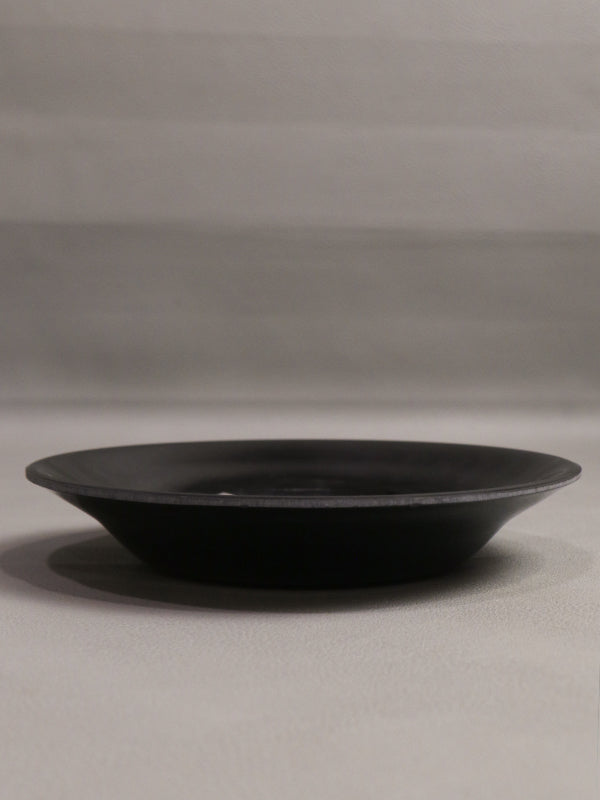 Melamine Double Glazed Plate Black MP07