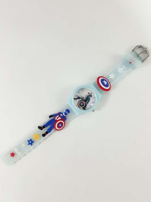 Blue Wrist Watch For Boys Multidesign KWW129
