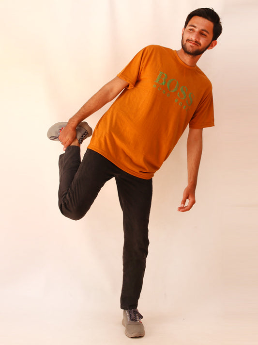 MTS22 SN Men's T-Shirt Boss Brown