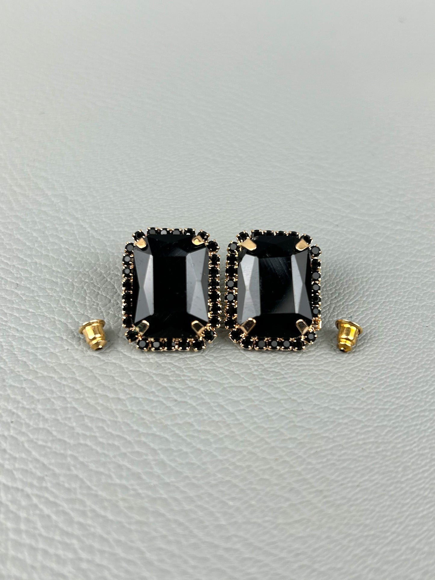 Black Square Earrings For Women/Girls WER04