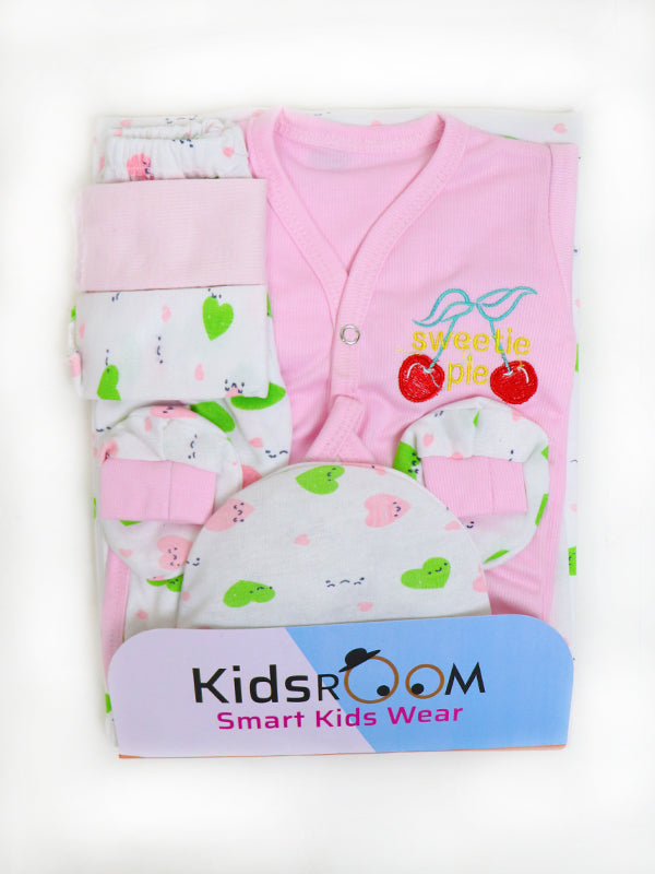 WG Newborn 8Pcs Gift Set 0Mth - 3Mth Sweetie Pie Light Pink