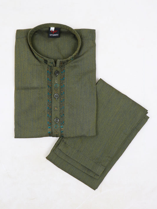 469 Boys Kurta Pajama Suit 5Yrs - 14Yrs Green Shade