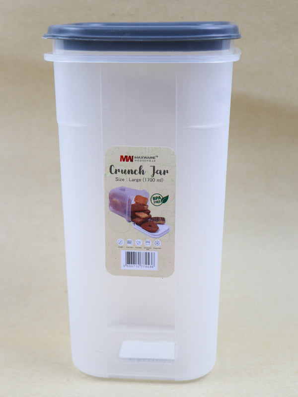 Household Crunch Jar Size Large 1700ml Multicolor