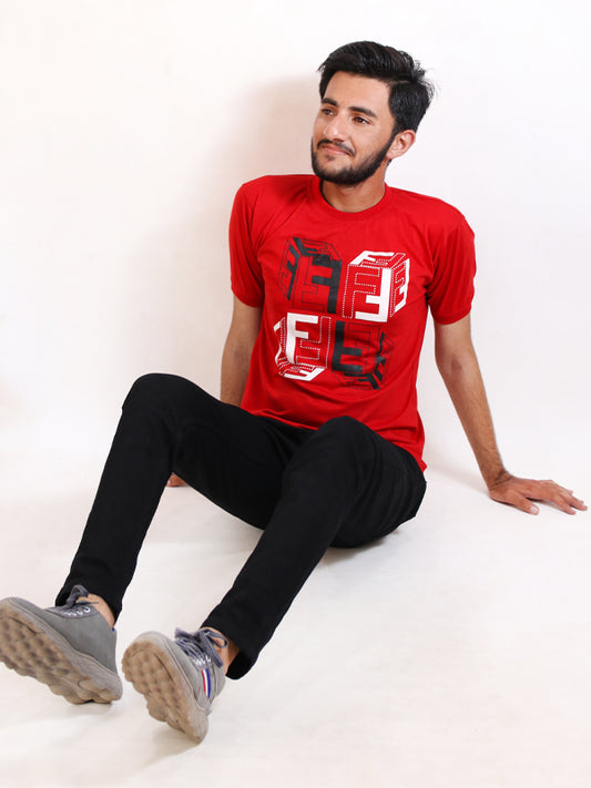 MTS62 AH Men's T-Shirt F Red