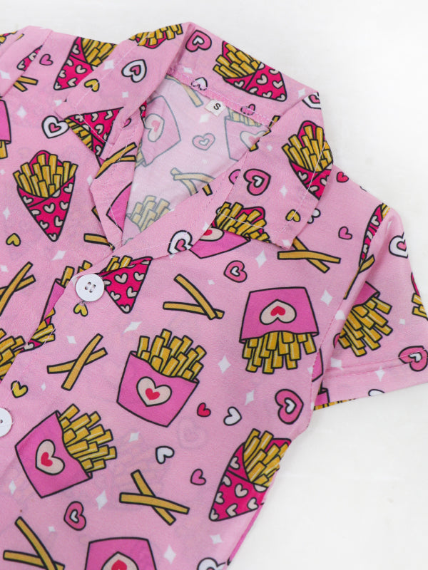 BS49 M Kids Suit 1Yrs - 4Yrs Fries Pink