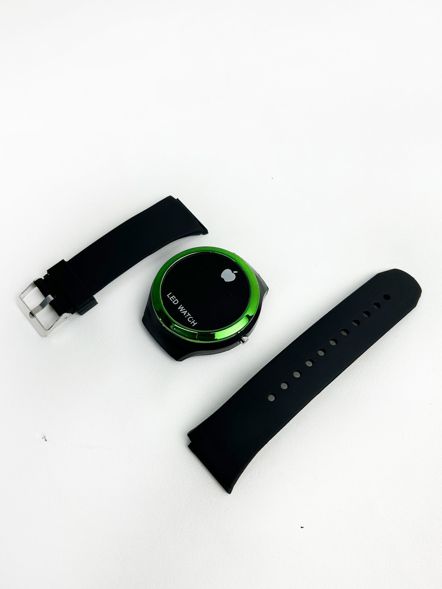 Green LED Wrist Watch For Mens/Boys KWW27