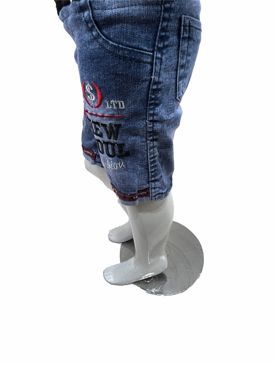 1.5Yrs - 4Yrs Summer Blue Denim Jeans Short For Boys BJS06