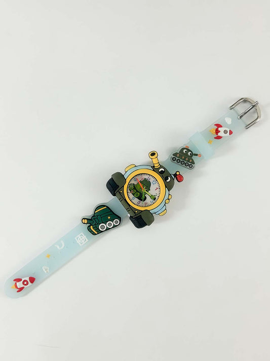 Green Wrist Watch For Boys KWW120