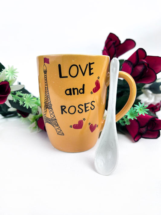 Coffee Mug with Spoon & Lid Set CM36