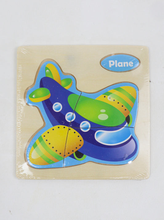 Wooden Plane Decorative Art Jigsaw Puzzle for Kids