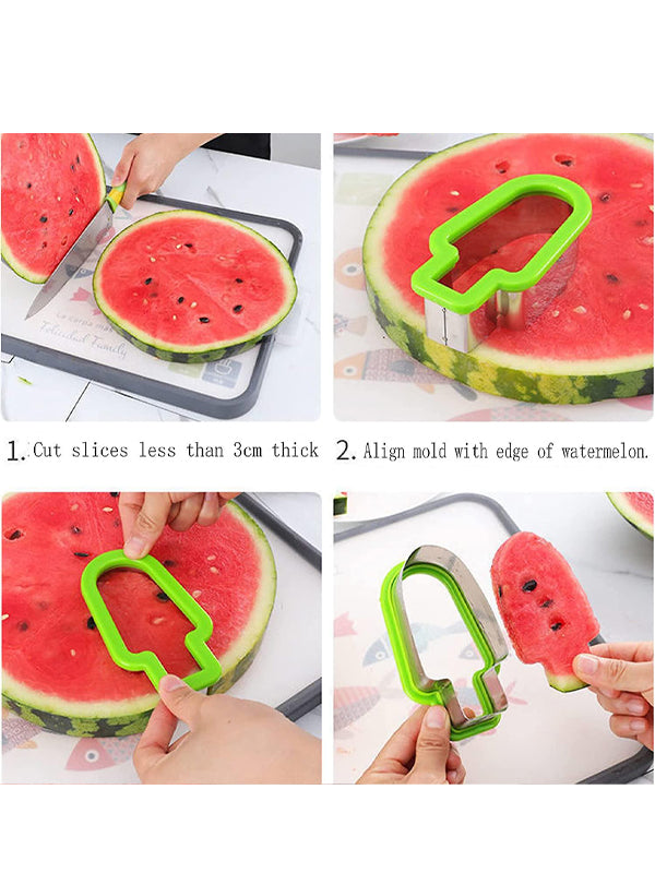 Popsicle Shaped Watermelon Cutter Stainless Steel