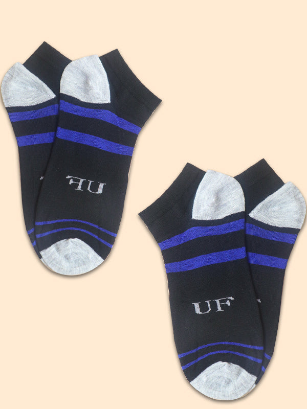 Pack Of 2 Multicolor Ankle Socks for Men MS15