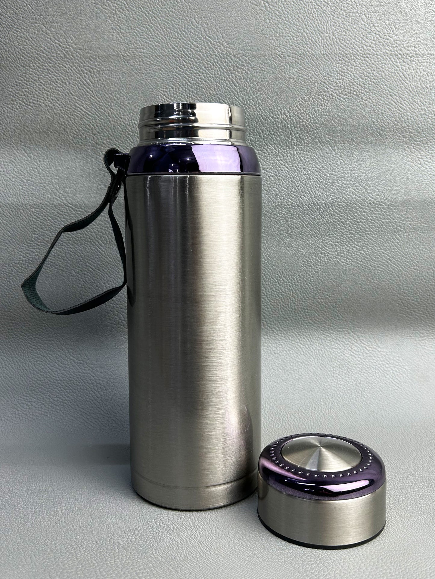 Silver Stainless Steel Vacuum Flask/Insulated Water Bottle D-51