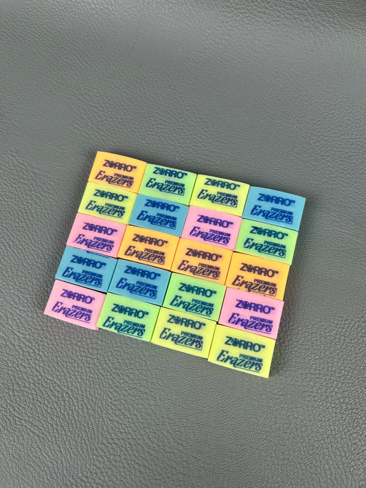 Pack of 20 Pencil Erasers STA15
