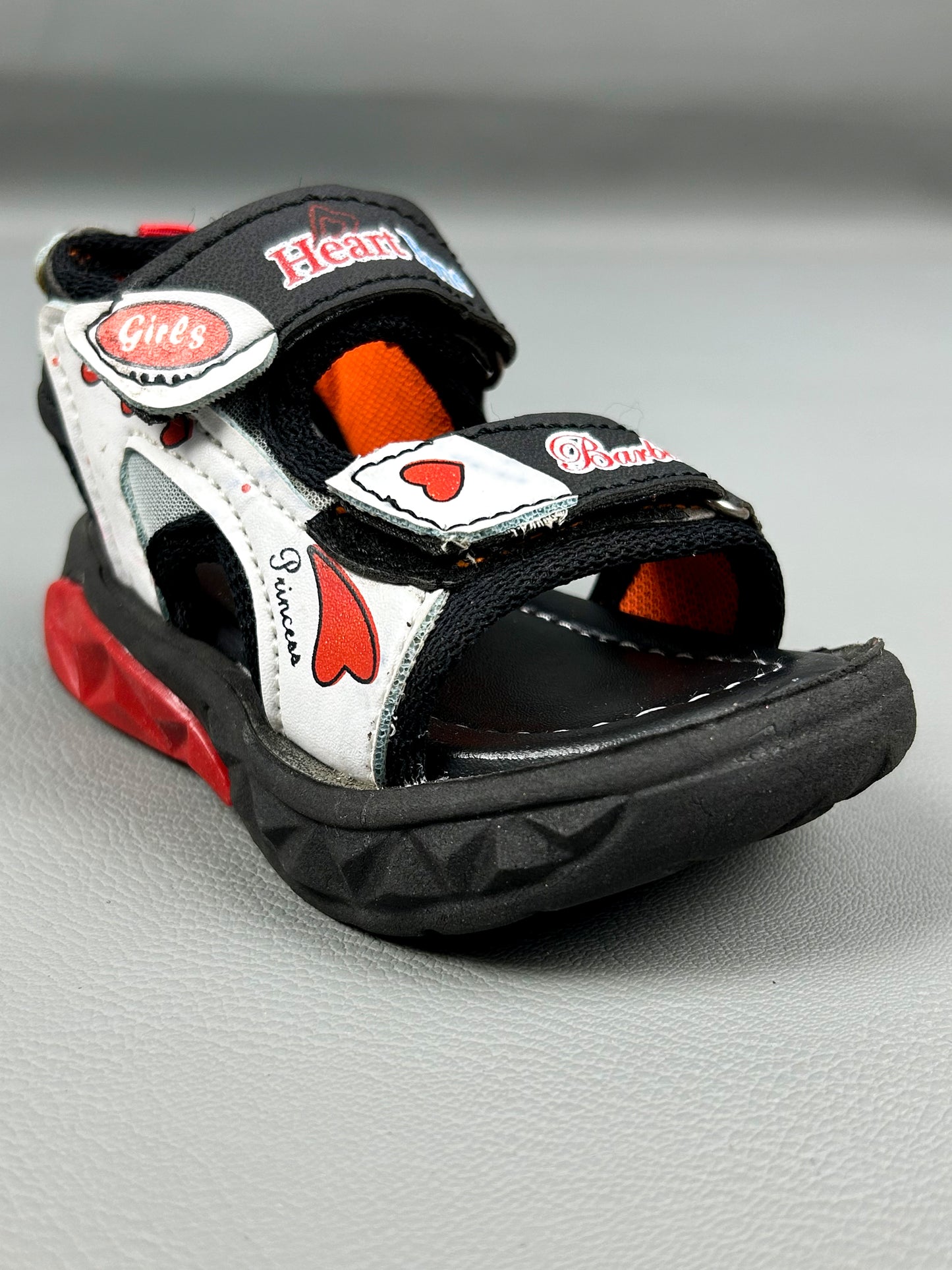 Black Casual Sandals for Kids BSD61